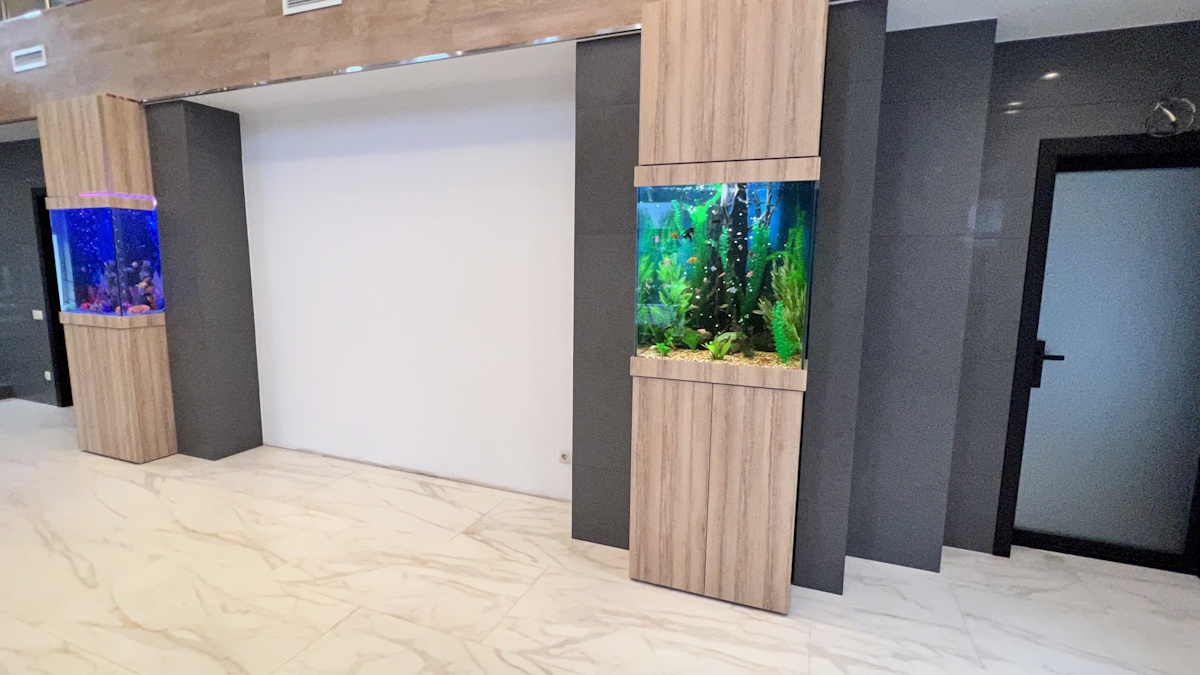 Фото изготовленного аквариума на заказ